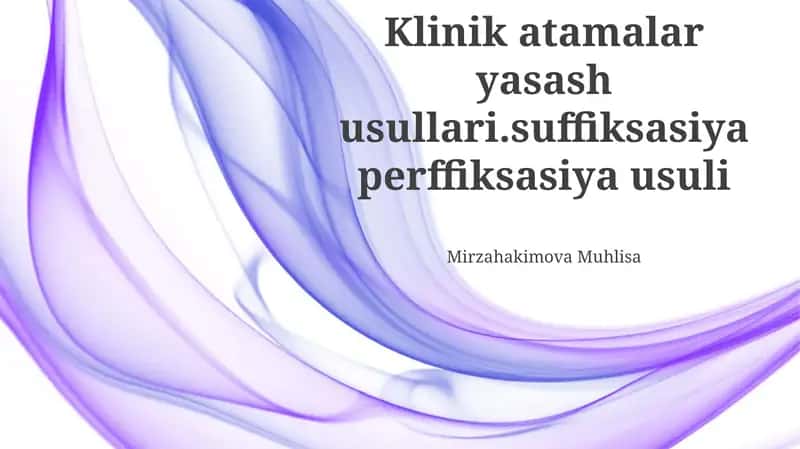 Klinik tayinlarni amalga oshirish usullari
