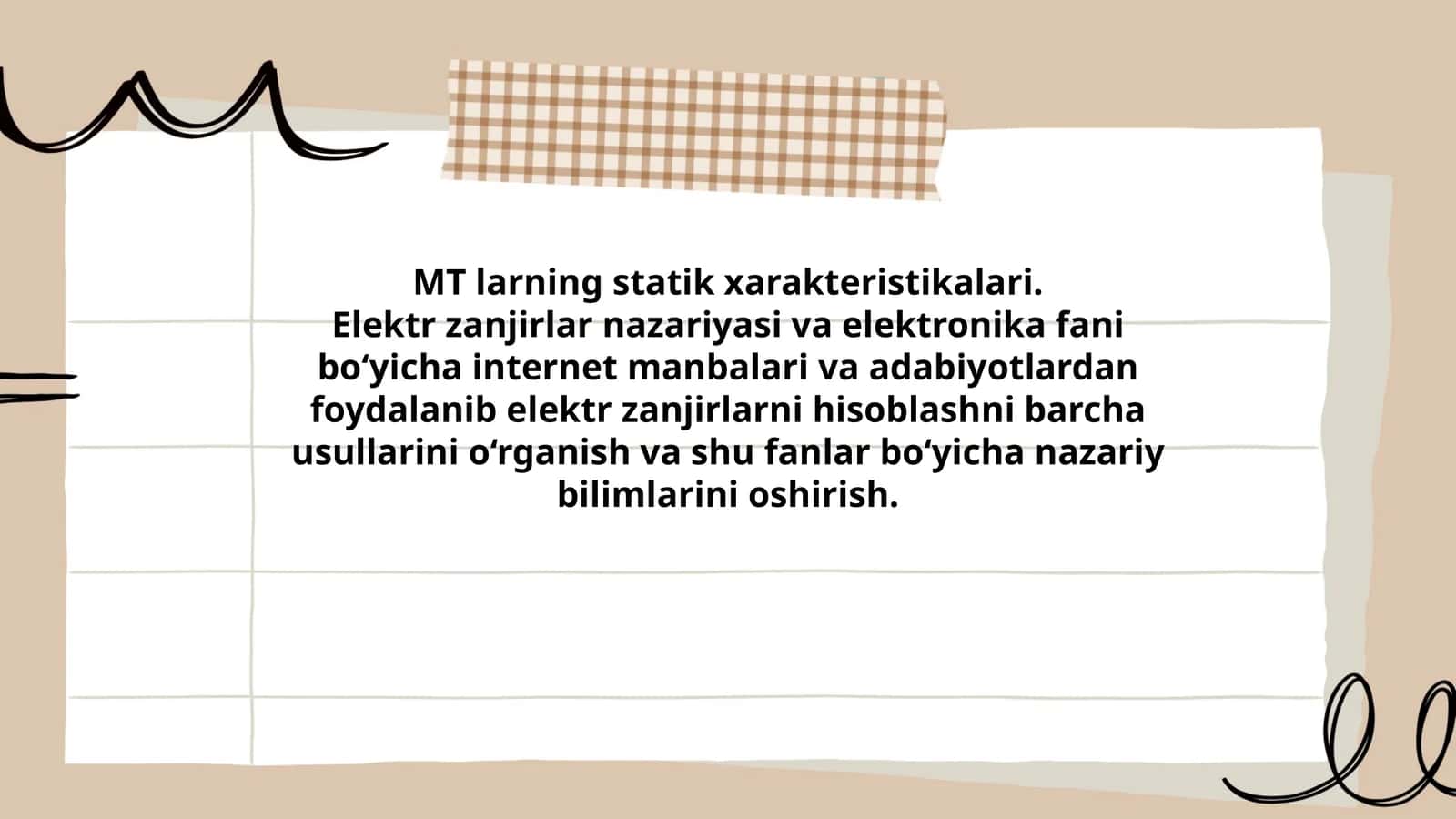 Elektr zanjirlar hisoblashdan foydalanish