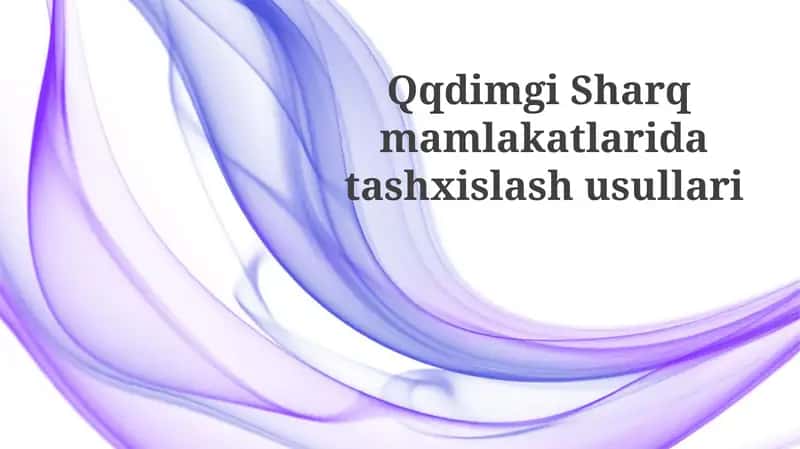 Sharq diagnostikasi