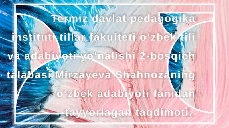 ahmad Yassaviy va Ahmad Yugnakiy hayoti va ijodi haqida