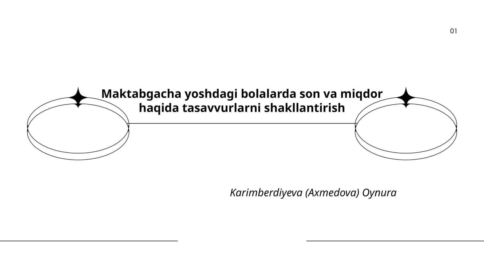 Maktabgacha yoshdagi bolalarda son va miqdor haqida tasavvurlarni shakllantirish