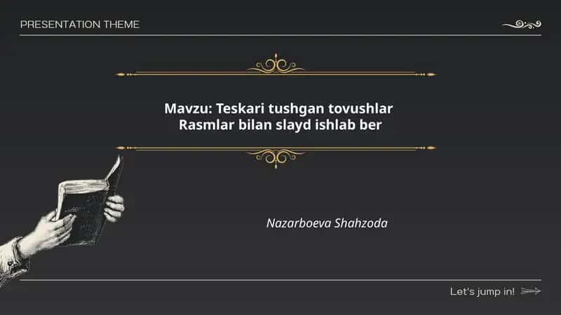 Teskari tushgan tovushlar