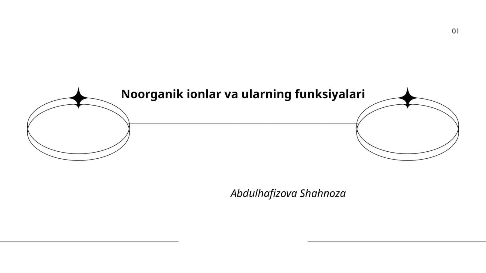Noorganik ionlar va ularning funksiyalari