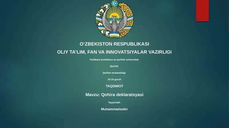 Qohira deklaratsyasi