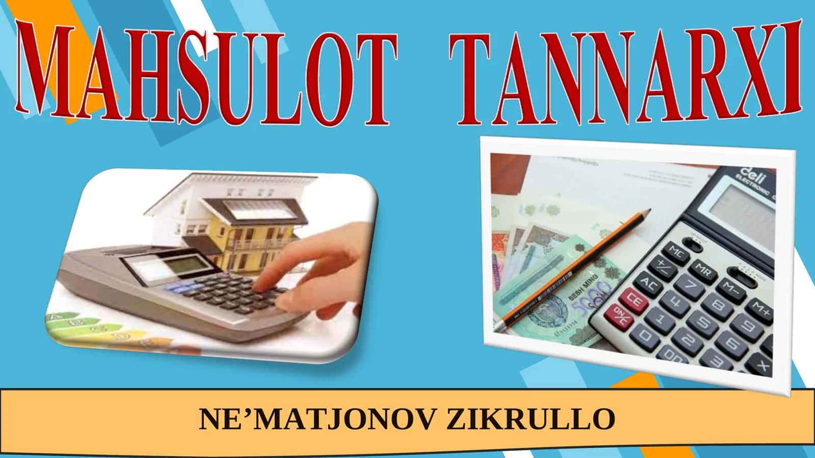 TANNARX TUSHUNCHASI