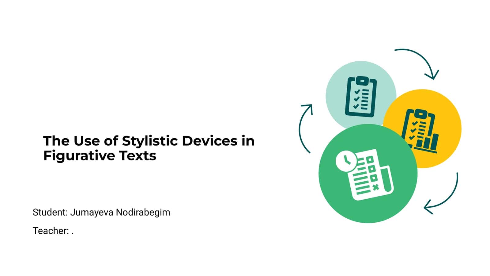 The Use of Stylistic Devices in Figurative Texts