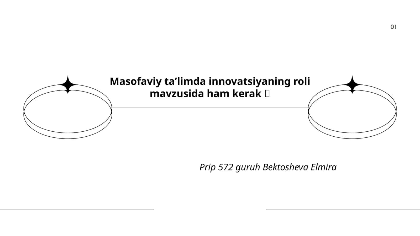 Masofaviy ta'limda innovatsiyaning roli