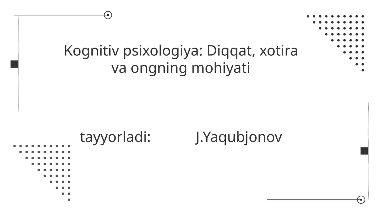 kogniniv psixologiyada diqqat xotira va ong