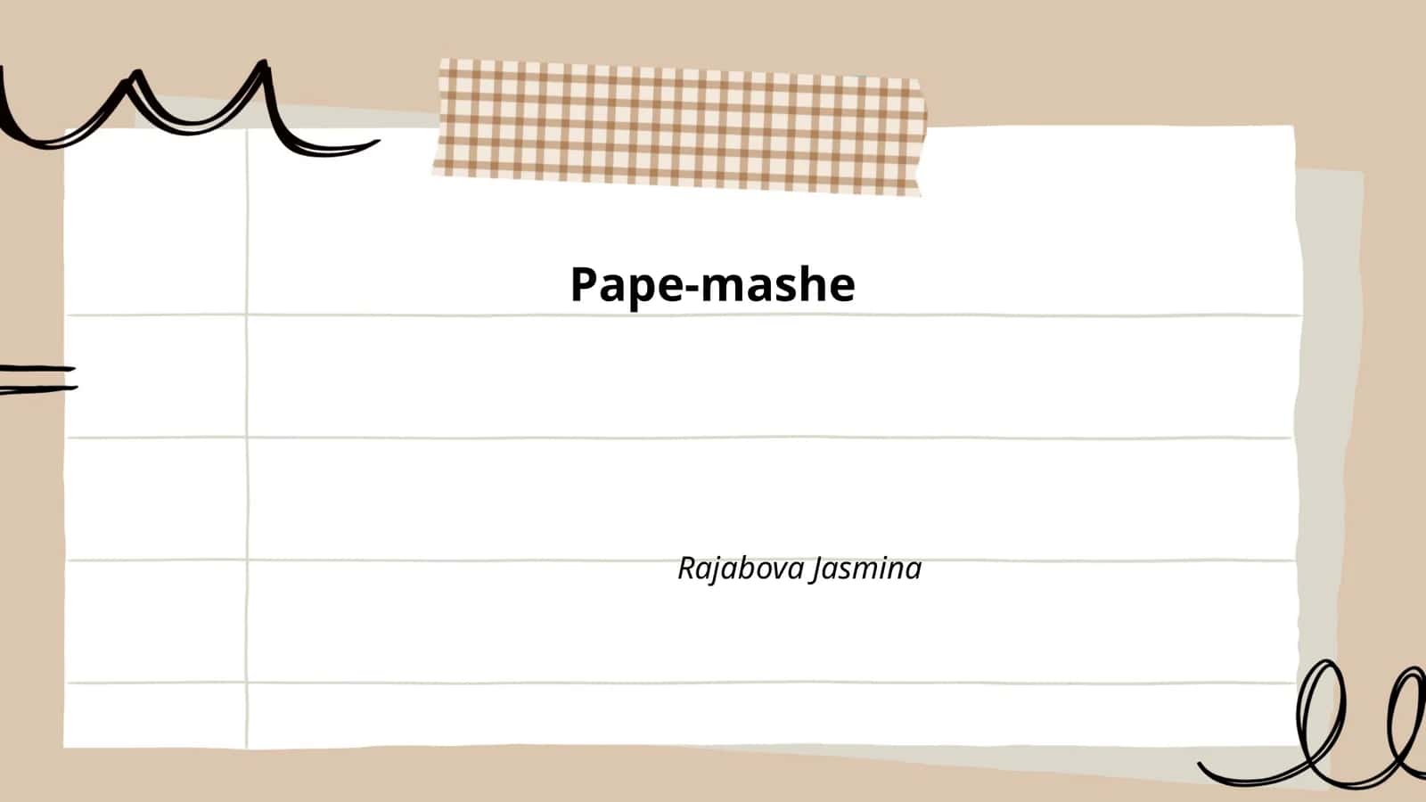 Papye-mashe