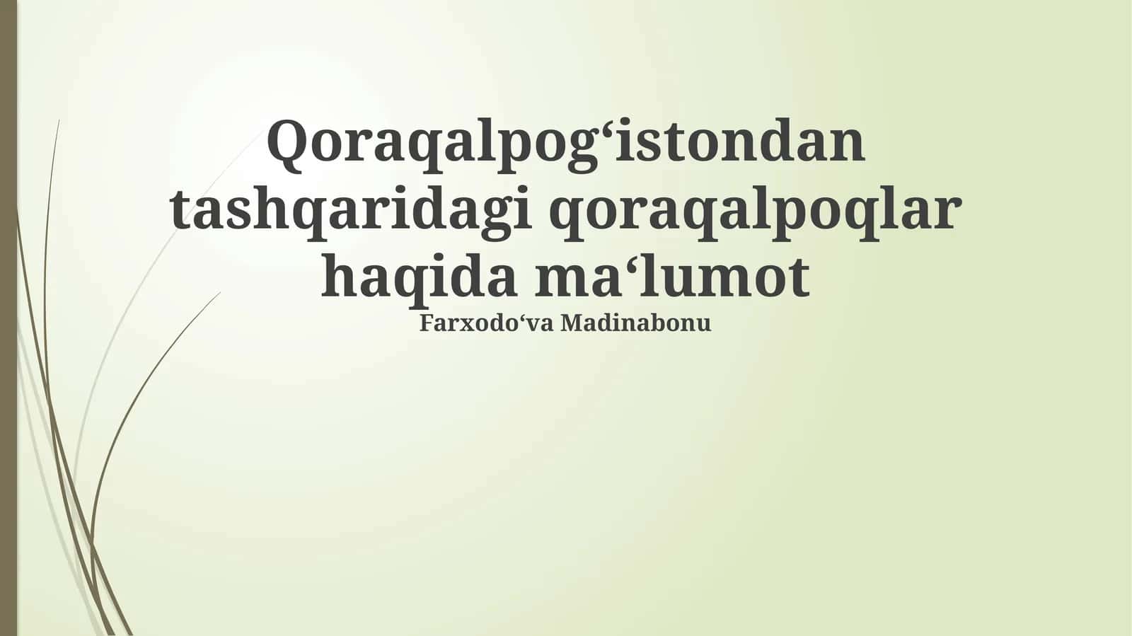 Tarixiy migratsiya oqimlari va demografik taqsimot