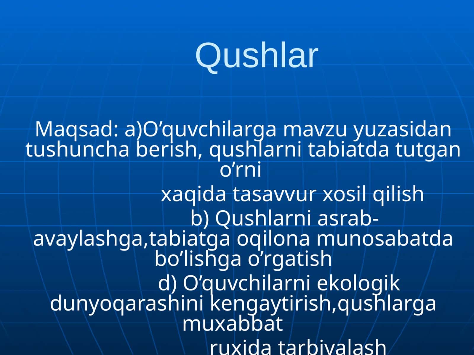 Qushlar