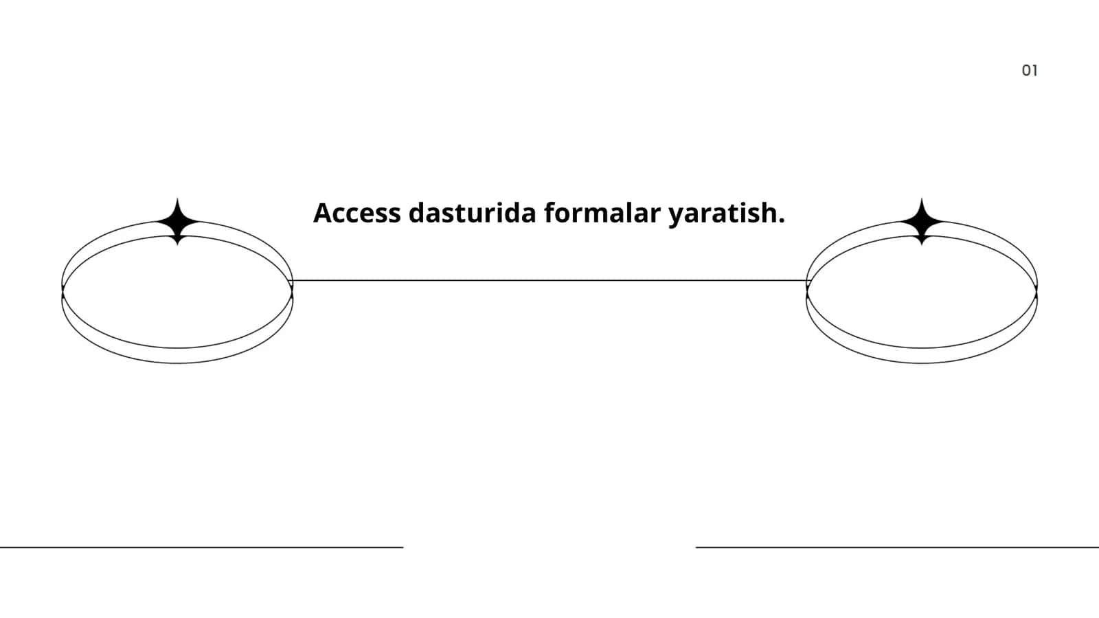 Formalarni yaratish bo'yicha umumiy ko'rsatmalar