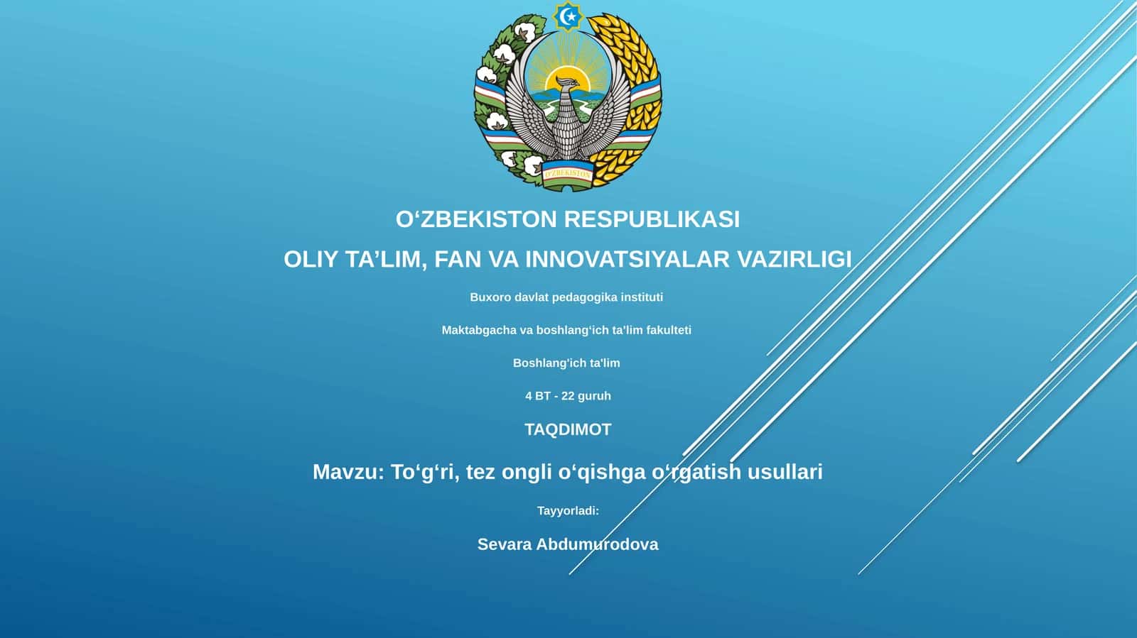 Toʻgʻri, tez ongli oʻqishga oʻrgatish usullari