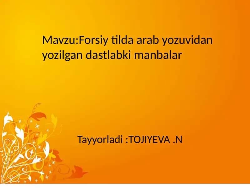 Sharq qo’lyozmalari xazinalari