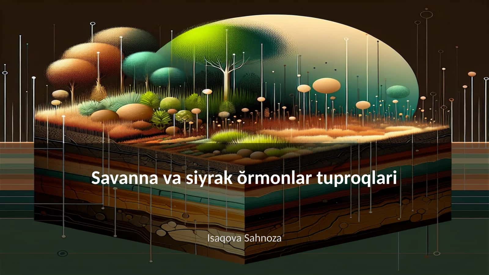 Savanna va siyrak ŏrmonlar tuproqlari