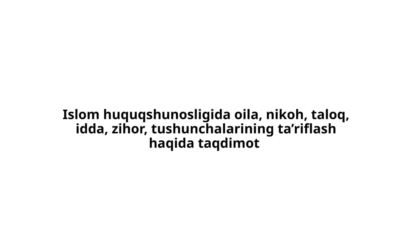 Islom huquqshunosligi