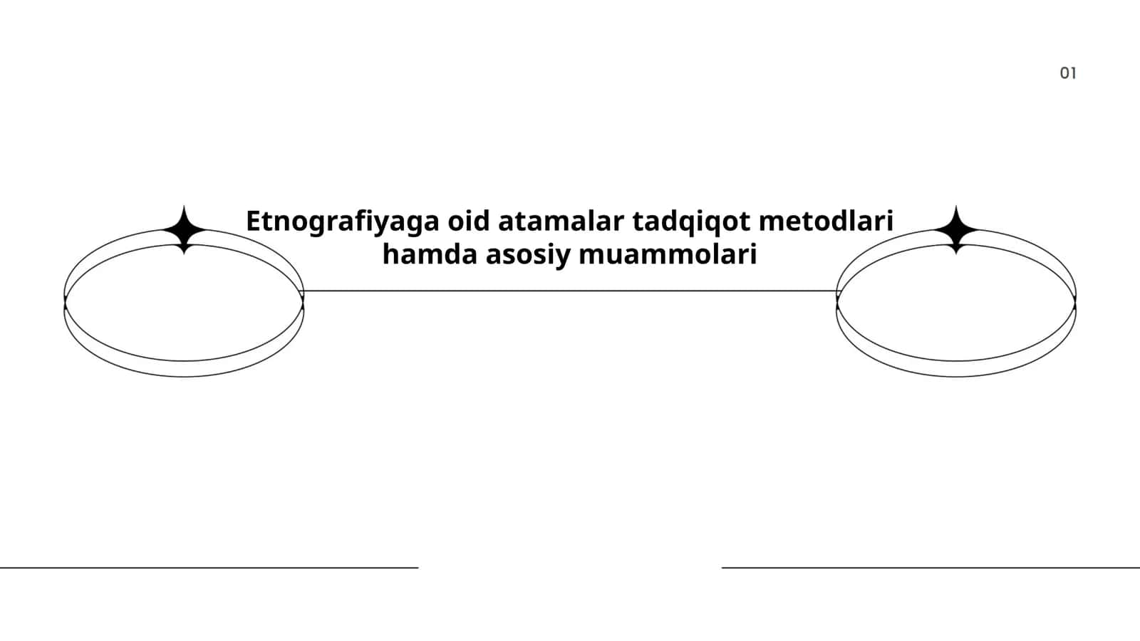 Etnografiyaga oid atamalar tadqiqot metodlari hamda asosiy muammolari