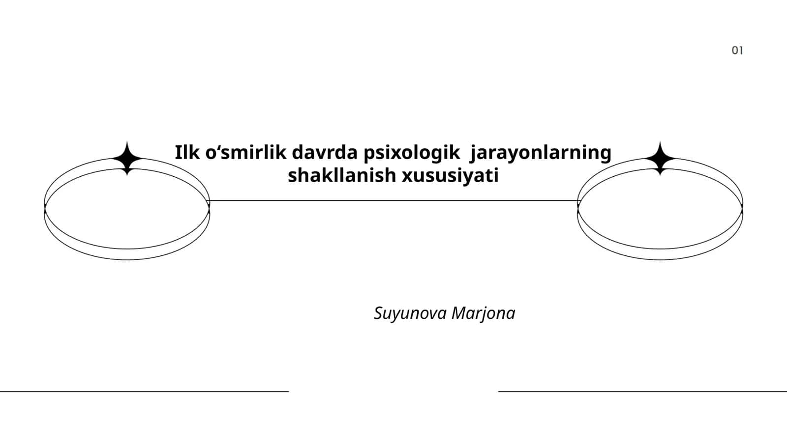 O'smirlik davrida psixologik jarayonlarning shakllanish xususiyati