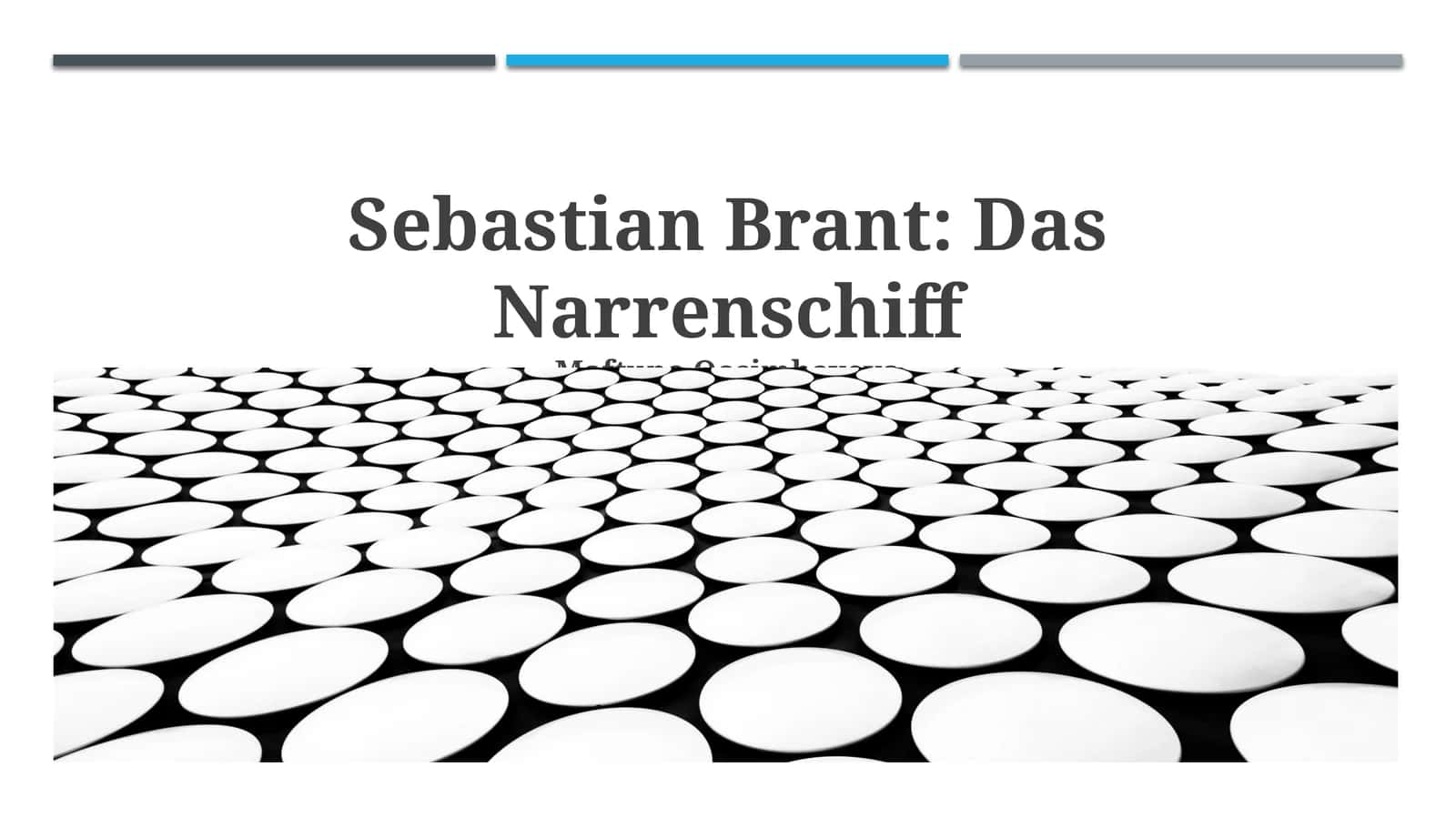 Sebastian Brant: Das Narrenschiff
