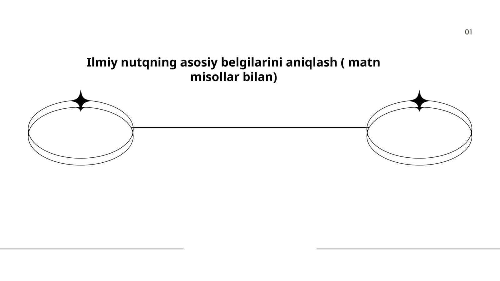 Ilmiy nutqning asosiy belgilarini aniqlash ( matn misollar bilan)