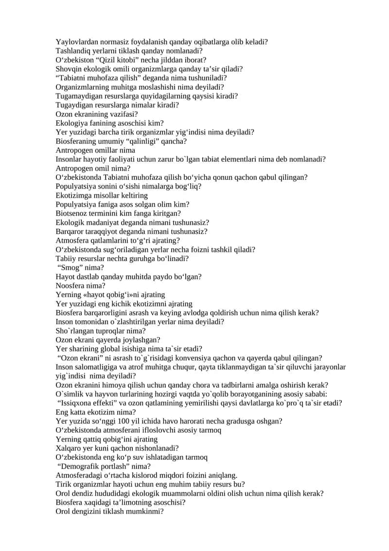 Ekologiya fanining asoschisi kim?