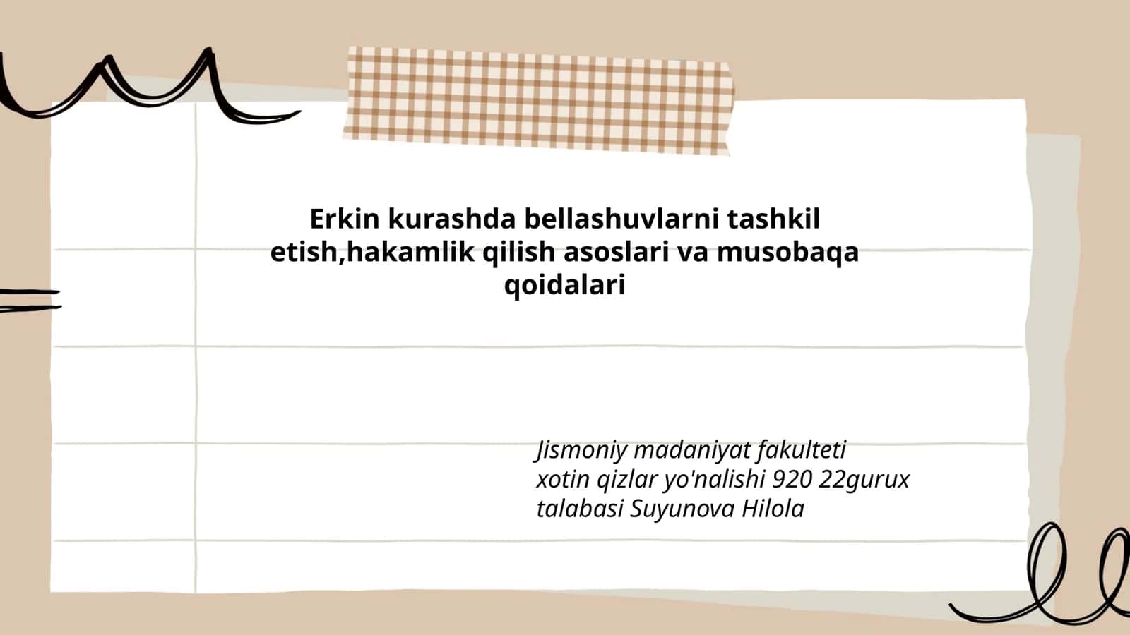 Jismoniy madaniyat fakulteti