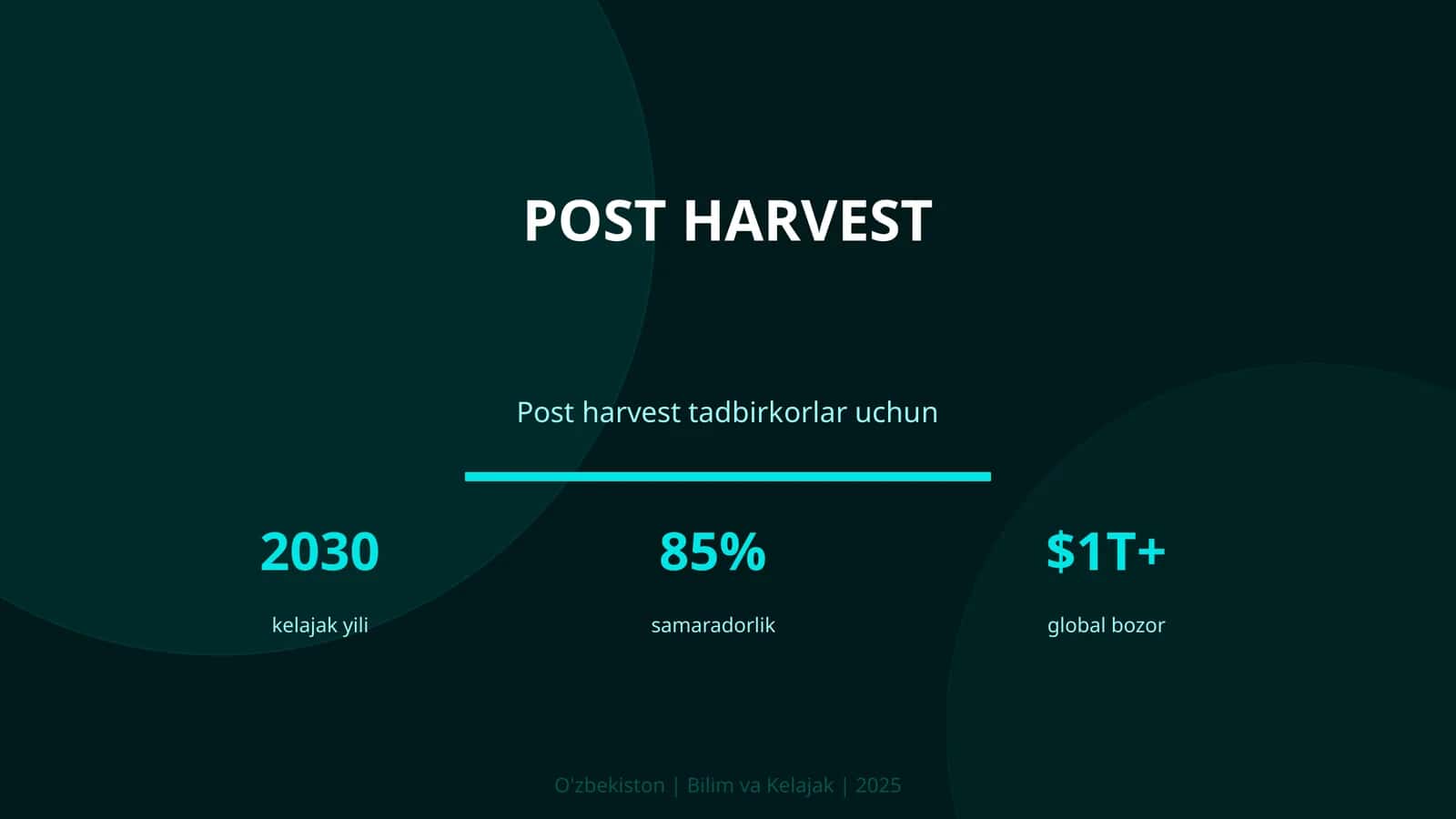 Post harvest
