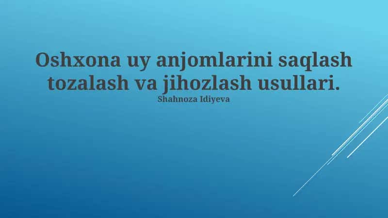 Zamonaviy Saqlash Tizimlari