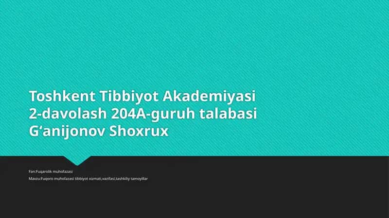 Fuqarolik Muhofazasi Tibbiyot Xizmati