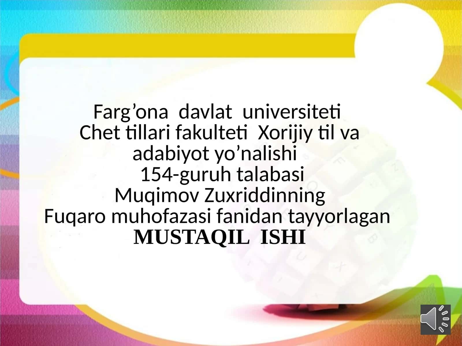 Xalqaro muno sabatlar