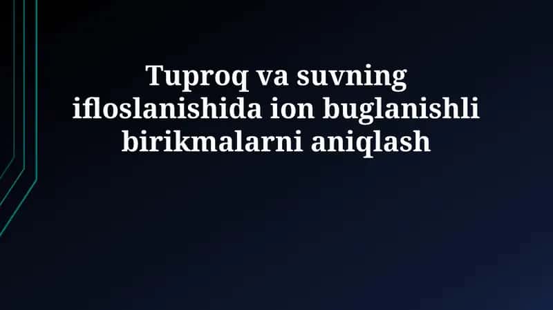 VOC manbalari, tarqalishi va xavfi