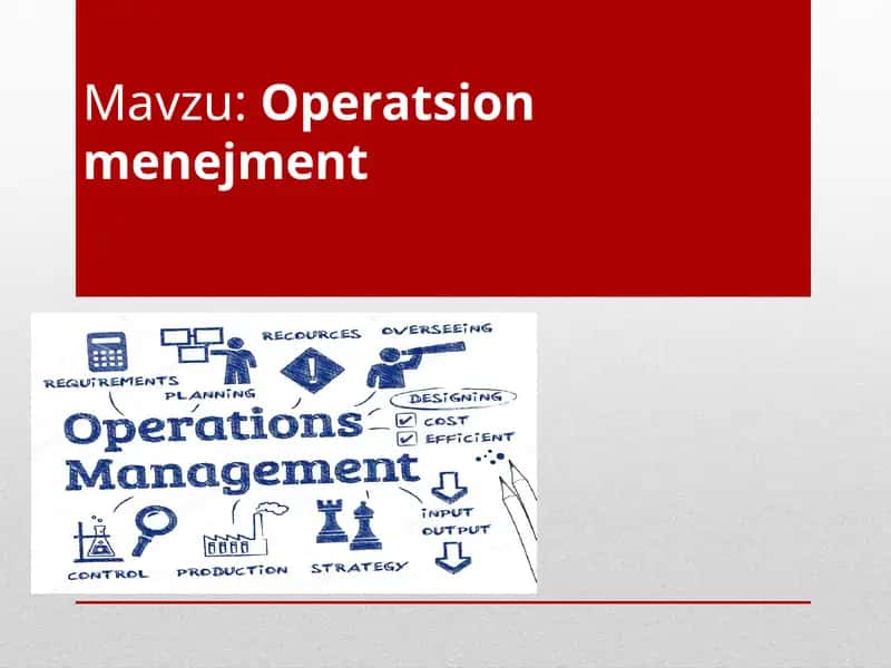 Operatsionmenejment