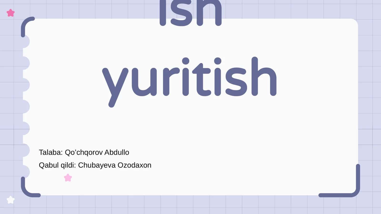 Korporativ nizolar boʻyicha ish yuritish