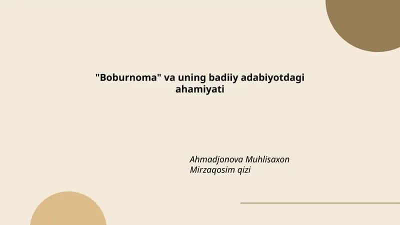 Boburnoma