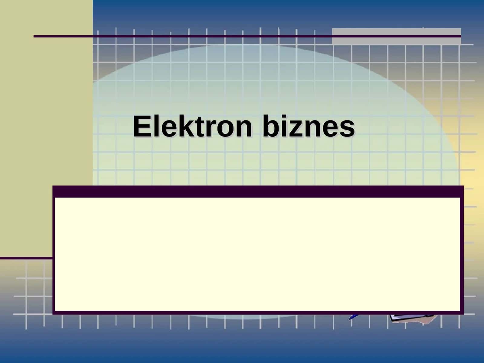 Elektrоn biznes