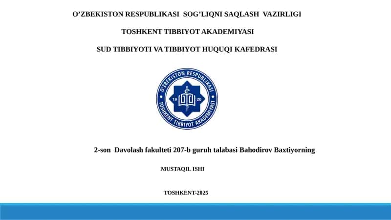 Murda donorligining rozilik prezumpsiyasi modeli
