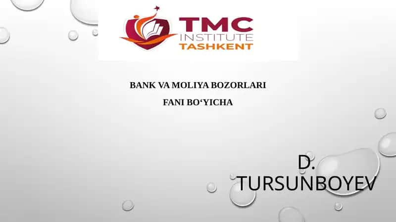 Valyuta bozorining turlari