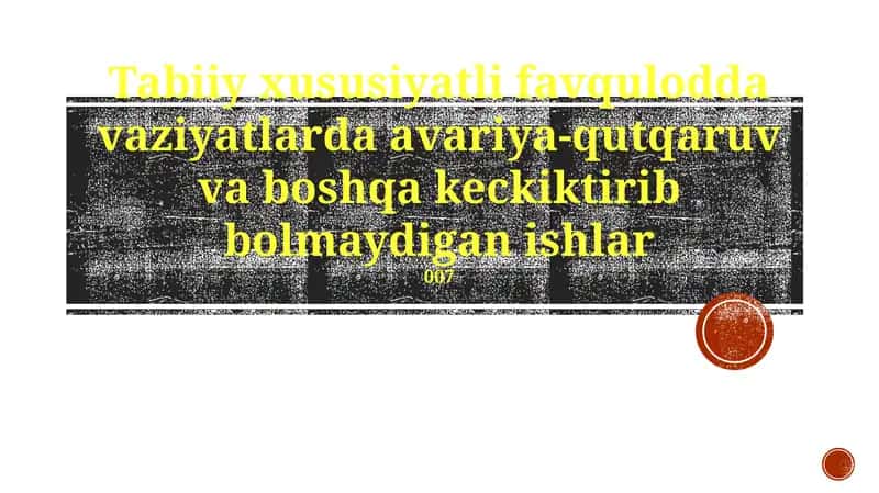 Javob va Qutqaruv Strategiyalari