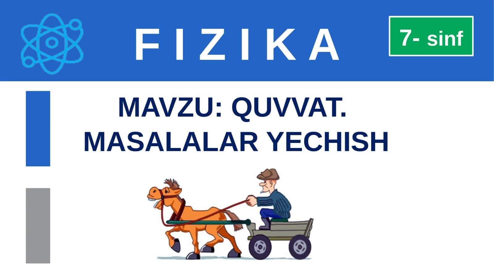 QUVVAT. MASALALAR YECHISH