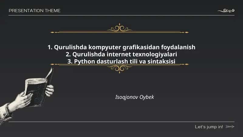 Qurulishda 3D modellashtirish va vizualizatsiya