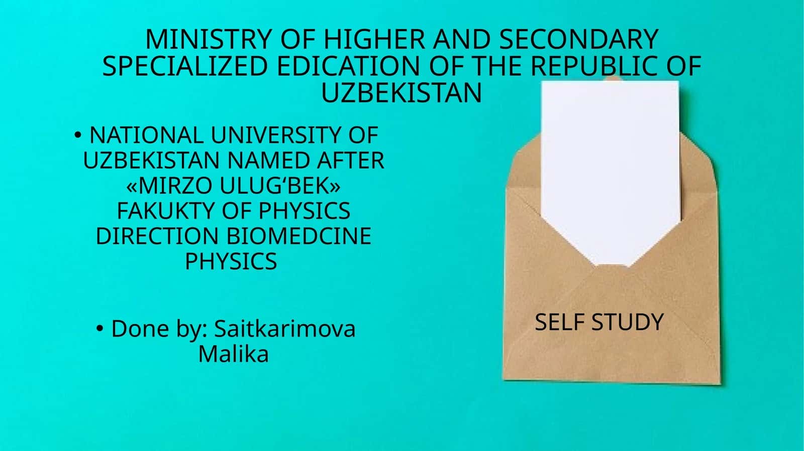 Non-official letters