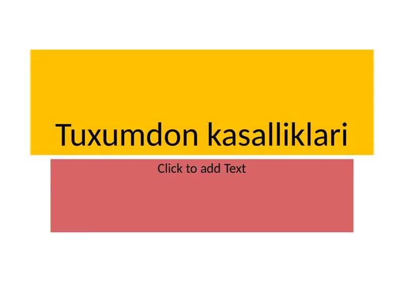 Tuxumdonkasalliklari