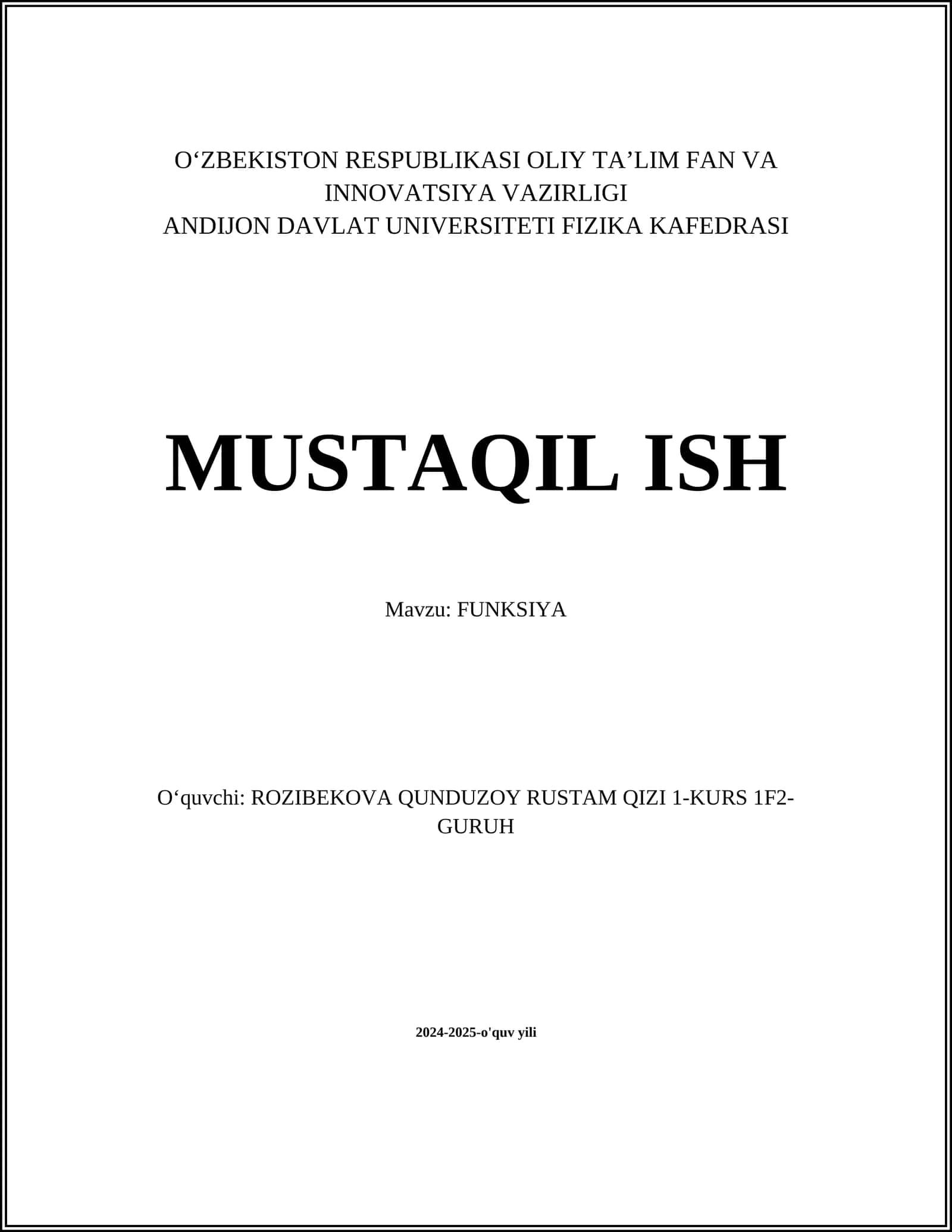 FUNKSIYA
