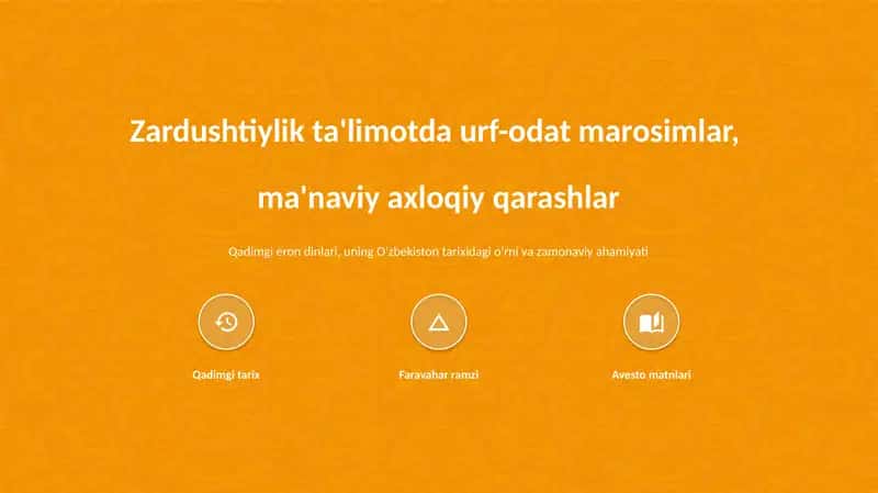 Zardushtiylik ta'limoti