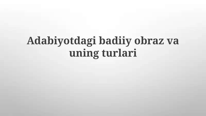 Personaj obrazi