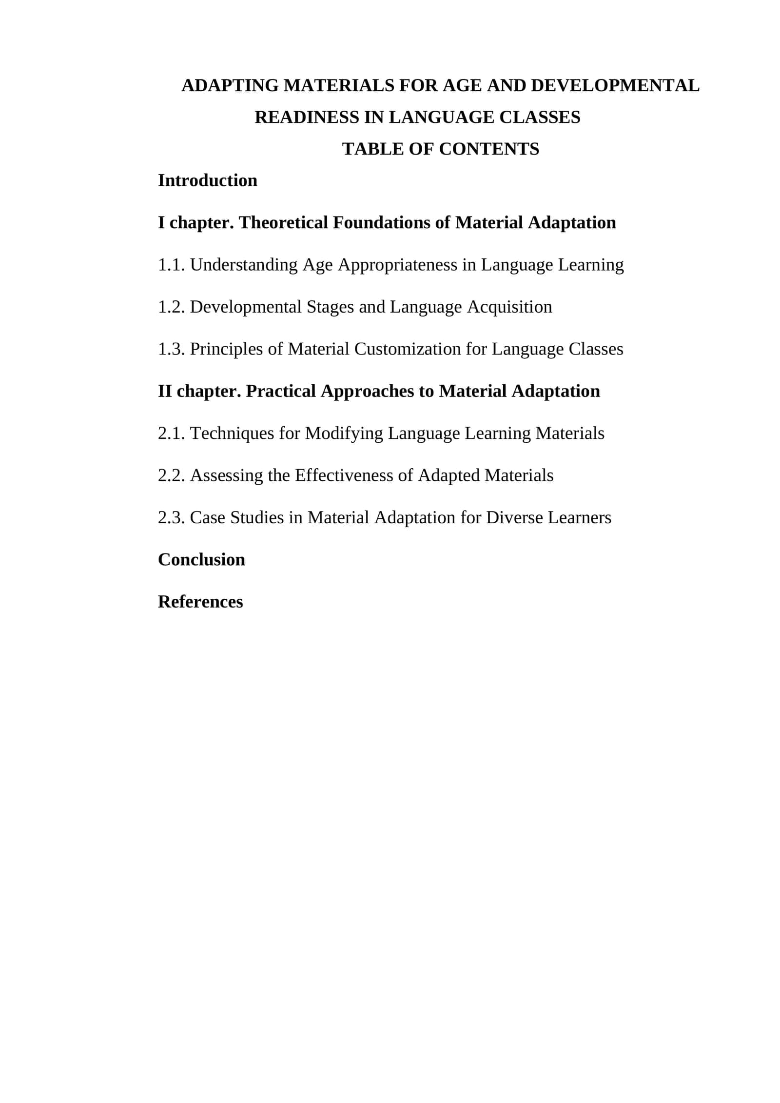 Adapting Materials for Age and Developmental Readiness in Language Classes