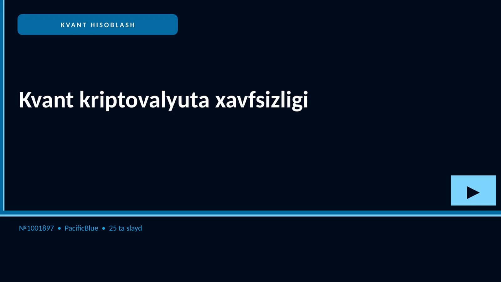Kvant kriptovalyuta xavfsizligi