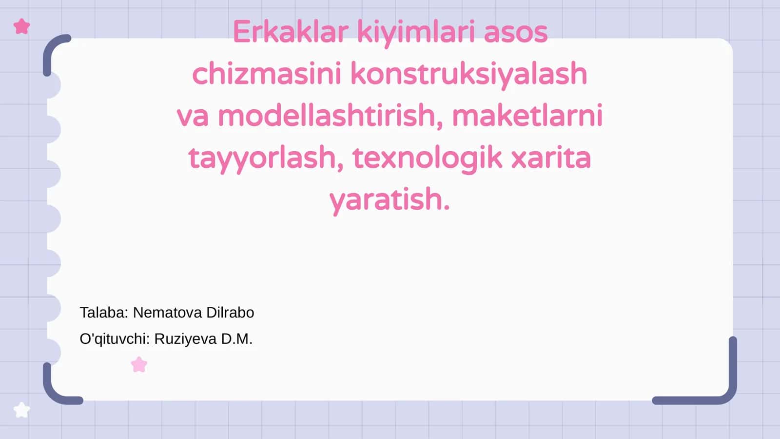 Erkaklar kiyimlari asos chizmasi