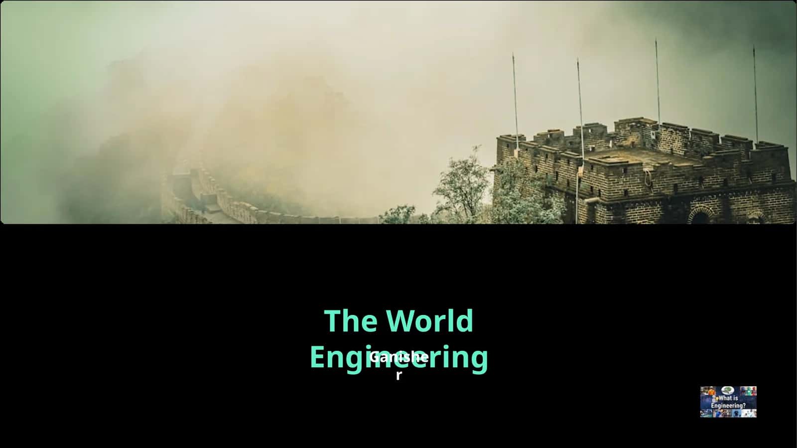 The World Engineering