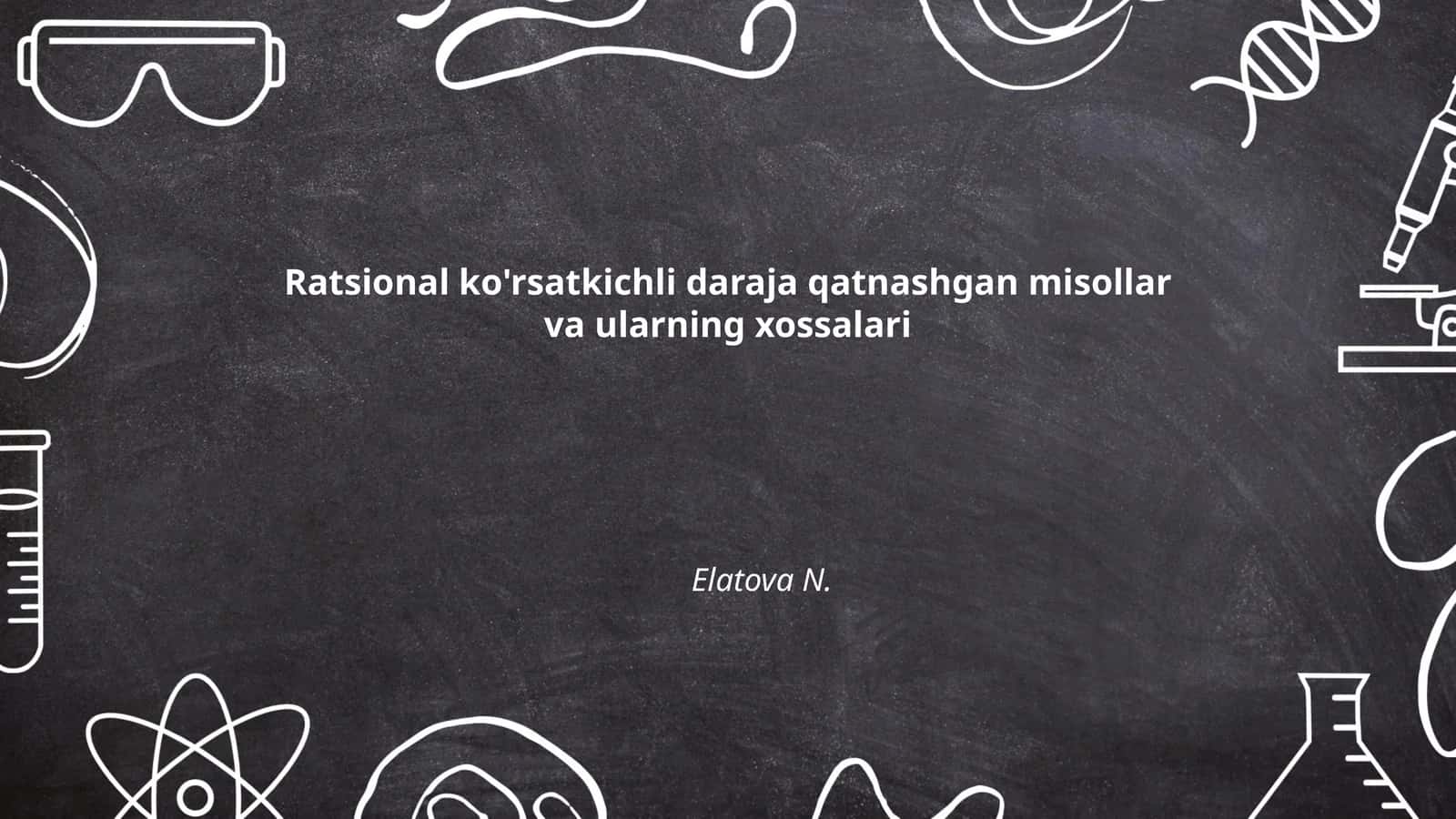 Ratsional ko'rsatkichli darajalar ta'rifi
